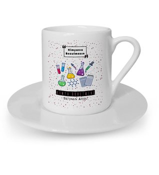 Personalized Chemistry Teacher Turkish coffee Cup-4